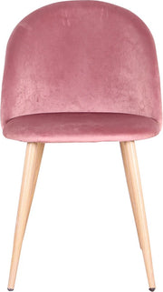 Eetkamerstoelen - Set van 6 - Roze - Zacht fluweel - Keuken - Vrijetijdsstoelen Zachte fluwelen eetkamerstoelen zijn de perfecte combinatie van moderne elegantie, luxe comfort en duurzaamheid.