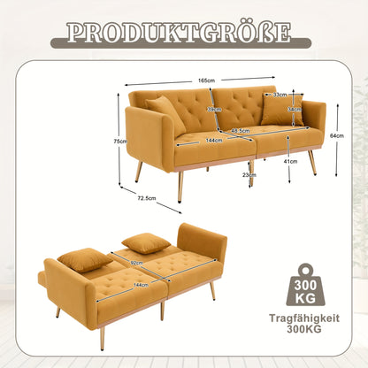 Multifunctionele Slaapbank – Slaapbank – Bedbank – Loungesofa – Modulair Bankstel – Grijs – Wisselbare Chaise Lounge – Opbergruimte Onder Zitting – Bamboe Frame