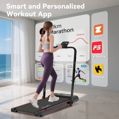 Loopband – Treadmill – Hardloopband – Wandelband – Sportband – Compact Inklapbaar – Handmatige Hellingshoek