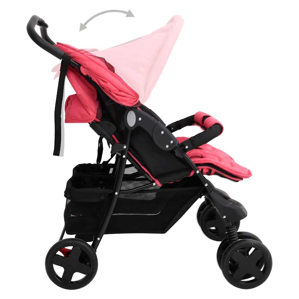 Vidaxl Twin Stroller Twin Strollers Stroller