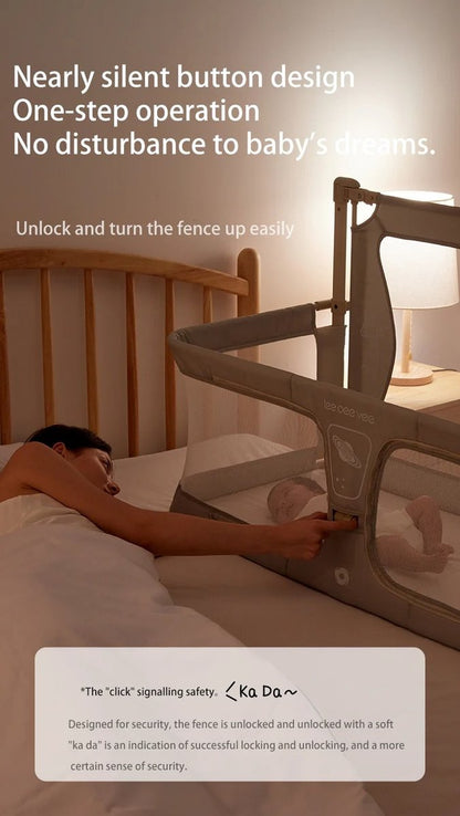 Co-Sleeper - Baby Bed - Cradle - 120x42x50cm - Beige