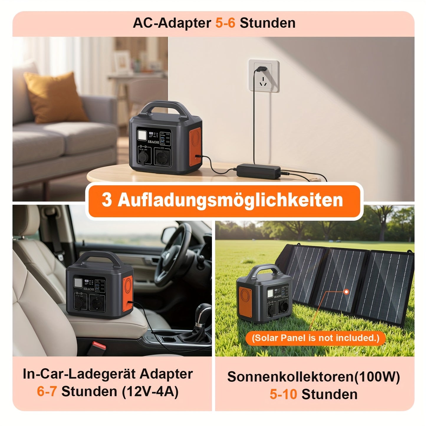 Powerbank – Power Station – Draagbare Accu – Mobiele Oplader – Externe Batterij – 600W Output – 145600mAh Hoogcapaciteit Lithiumbatterij