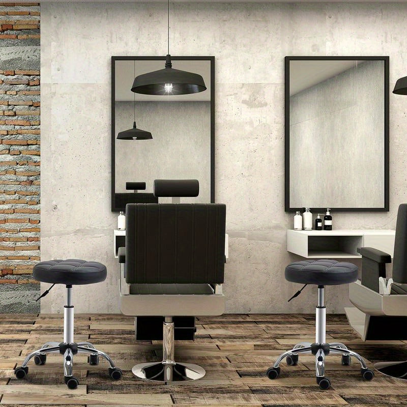 Leisure chair, comfortable living room furniture, multifunctional seat, suitable for living room, bedroom, dining room, hallway, balcony. Perfect home decoration, Versatile Seating, Contemporary Design, Swivel Stool, Rolling