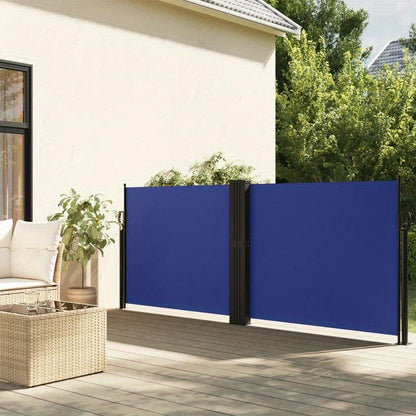 Retractable Windscreen 100X600 Cm Blue