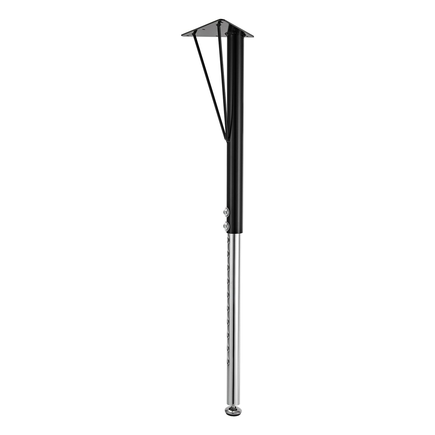 Verstelbare Tafelpoten – Tafelpoten Met Verstelbare Hoogte – Meubelpoten – Bureau Poten – Eettafel Poten – Zwarte Metalen Constructie – Verstelbaar 44,5-73,5 cm – Antislip Rubber Voetjes – Stevig Tot 300 kg