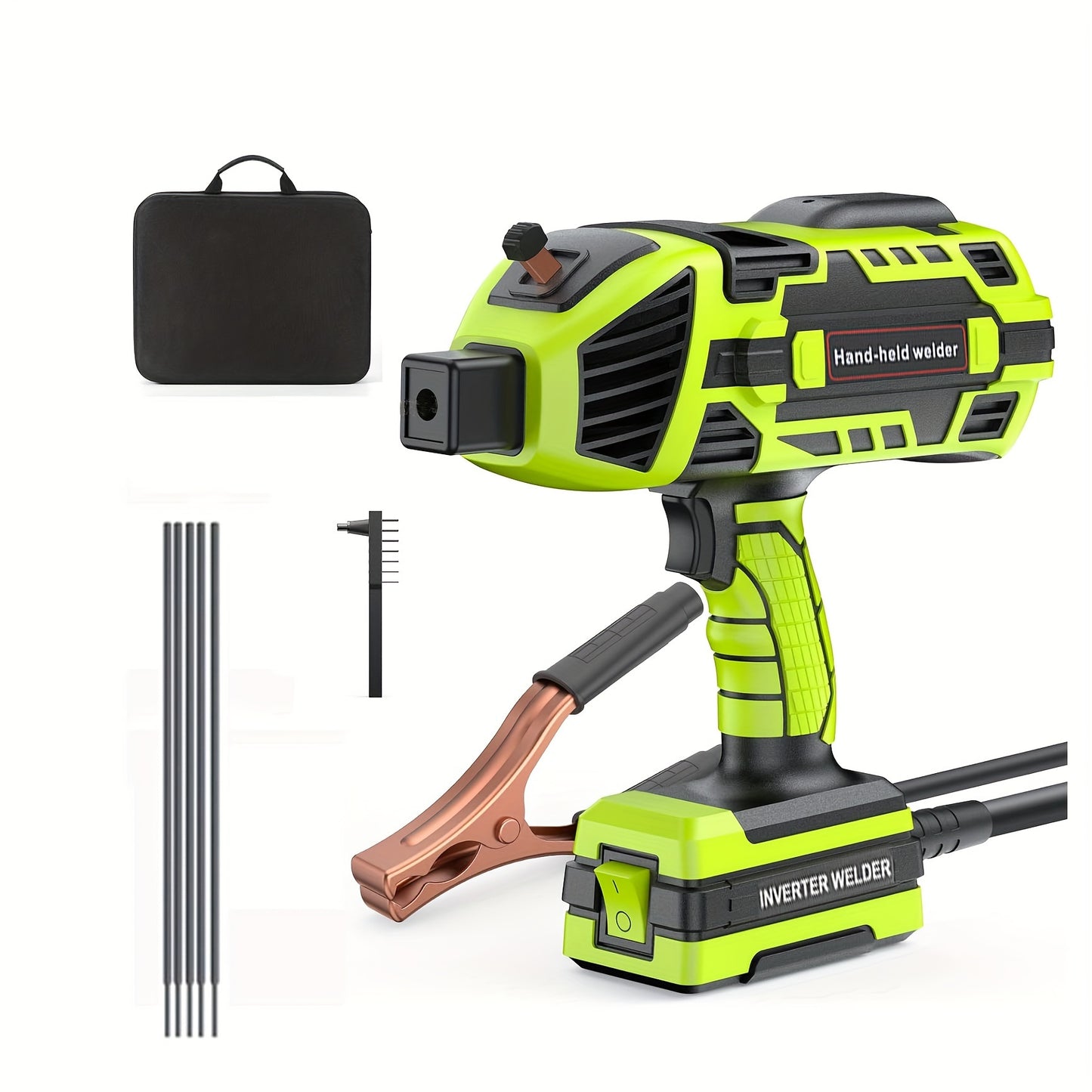 Draagbaar Lasapparaat – Elektrisch Lasapparaat – Inverter Lasser – Compact Lasmachine – Lichtgewicht – 110-220V Stroomvoorziening – Inclusief Draagtasje