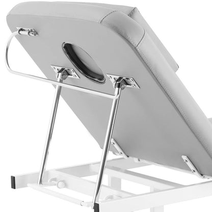 Massagetafel – Behandelbank – Behandeltafel – Massagebed – Massagebank – Elektrisch Verstelbaar – Draagvermogen 150 kg – Grijs
