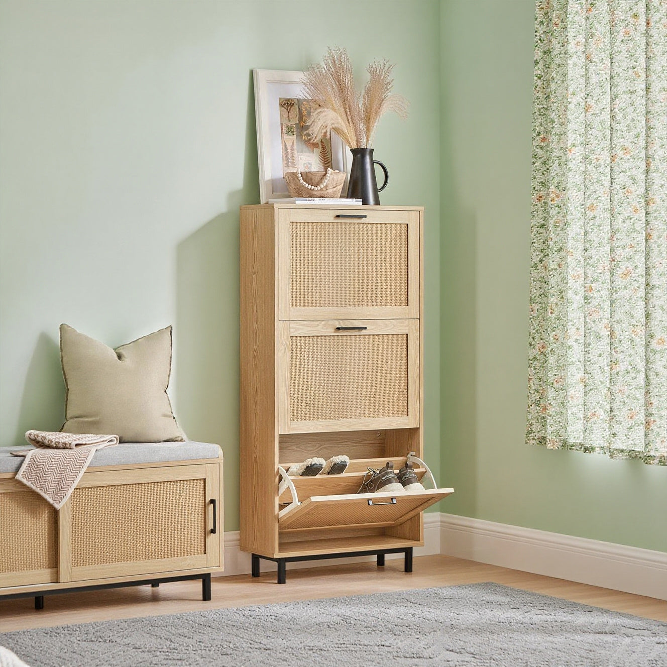Ladekast – Commode – Opbergkast – Kledingkast – Ladenkast – Modern Design – 5 Lade – Wit – 60x38x100 cm – Handvalloos – Duurzaam