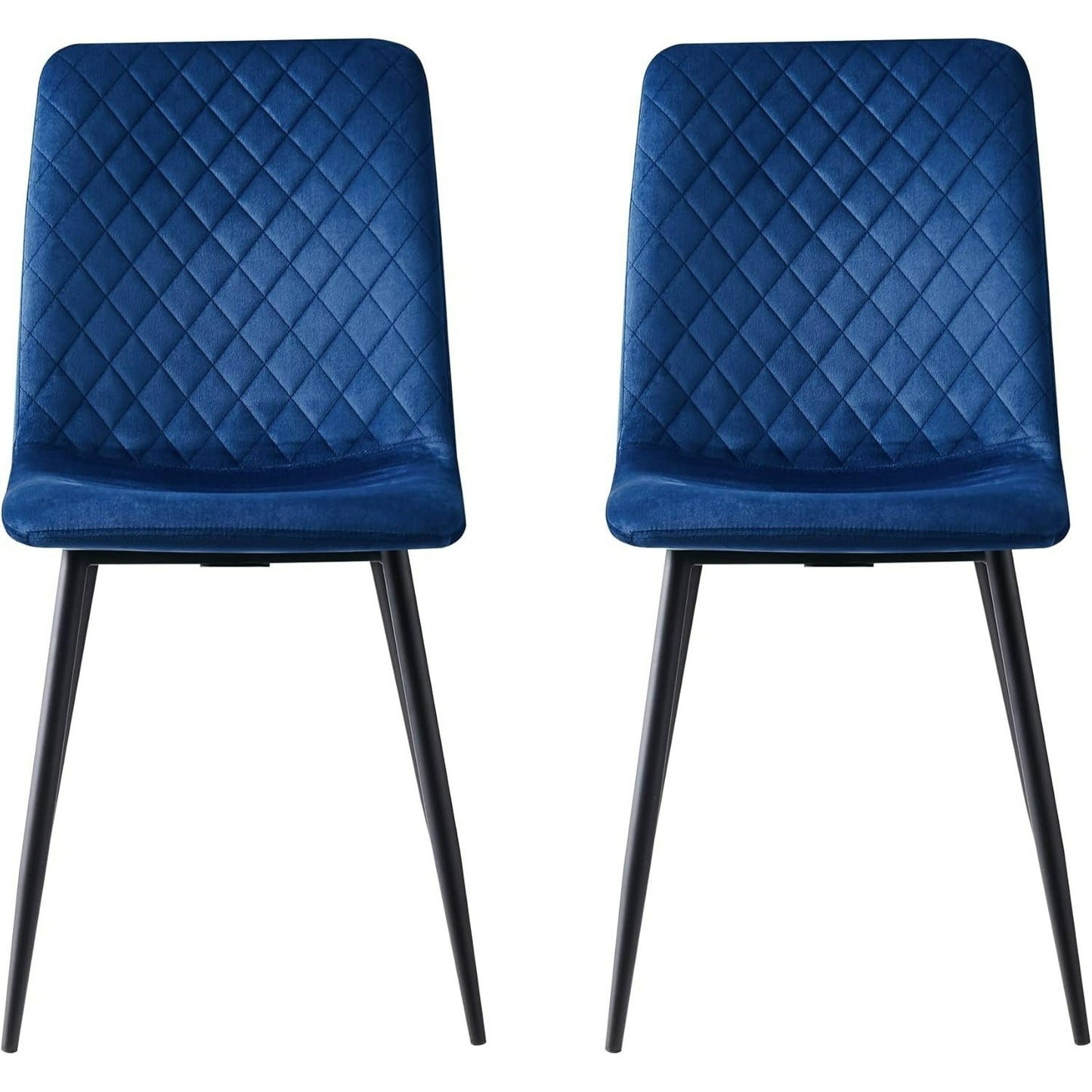 Eetkamerstoel – Designstoel – Velours Stoel – Stoel Met Metalen Poten – Donkergrijs – Ergonomisch Comfort – Duurzame Metaalstructuur