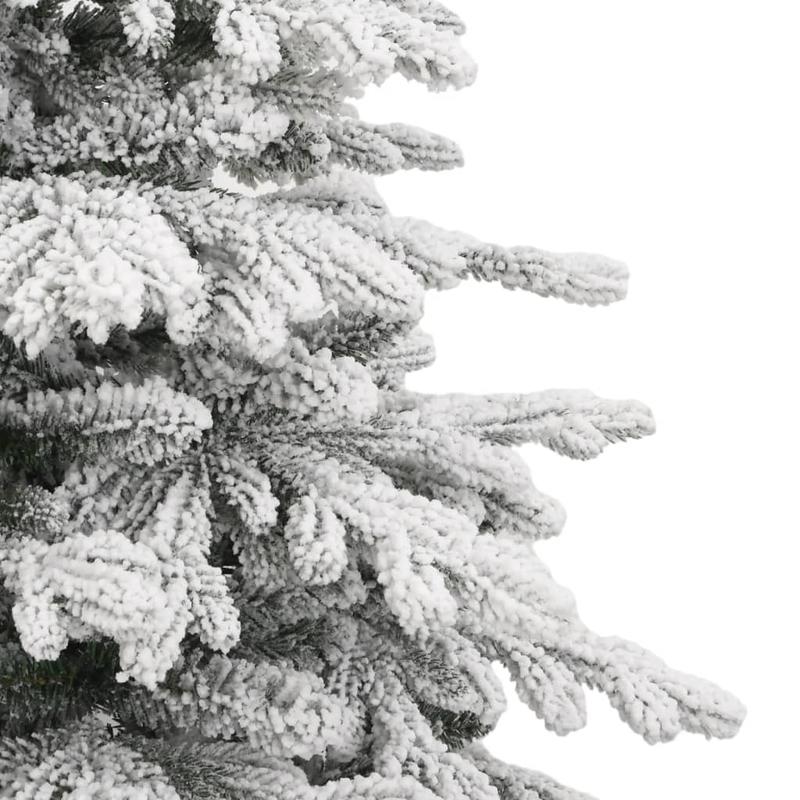 Kunstkerstboom – Nepboom – Kerstboom – Kunsttakken – Flockboom – 180 cm – Inclusief Standaard – Onderhoudsvrij