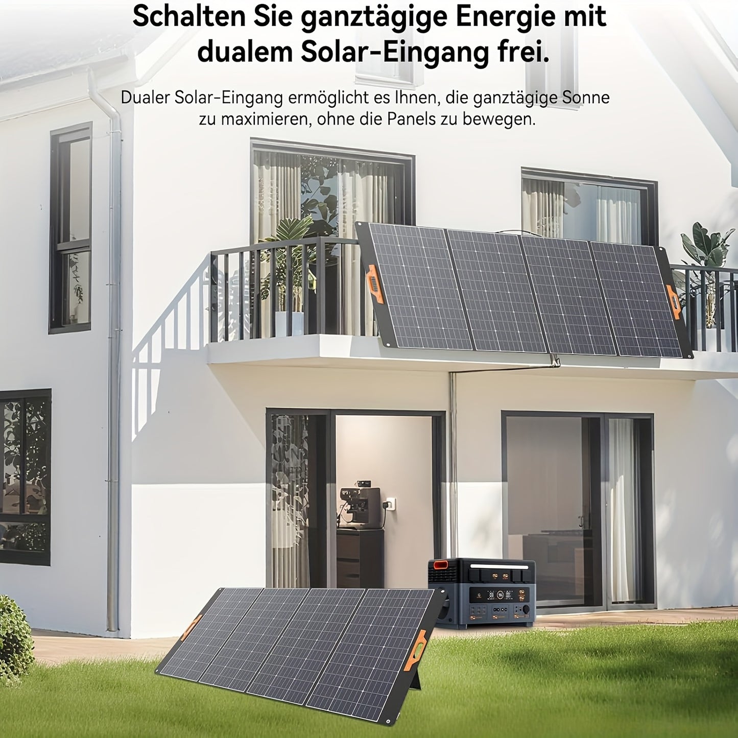 Draagbare Powerstation – Mobiele Energiecentrale – Zonnegenerator – Back-up Accu – Noodstroomvoorziening – 1872Wh LiFePO4 Capaciteit – 4800W Piekvermogen