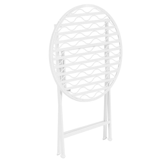 Bistro Set Biella 3pcs Foldable Metal