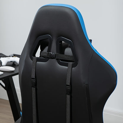 Gaming Chair, Office Chair with Footrest And Lumbar Support, Height-adjustable Desk Chair with 360° Swivel Seat And Headrest, 200kg Load Capacity, Ergonomic Office Chair, Computer Chair, Gaming Chair, Office Chair, PC Armcha