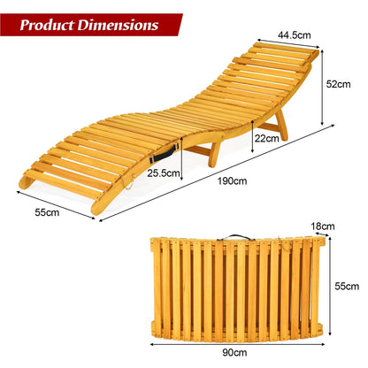 Houten Ligstoel – Tuinstoel – Ligbed – Lounger – Zonnebed – Verstelbaar – Massief Eucalyptus Hout – Inclusief Dicht Schuimkussen – Opvouwbaar – Max 180 kg Draagvermogen