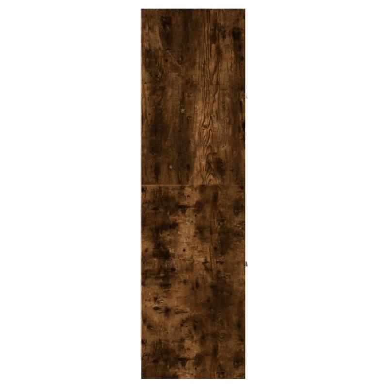 Apothekerskast – Medicijnkast – Opbergkast – Keukenkast – Badkamerkast – Gerookt Eikenhout – Compact 30x41x144,5 cm