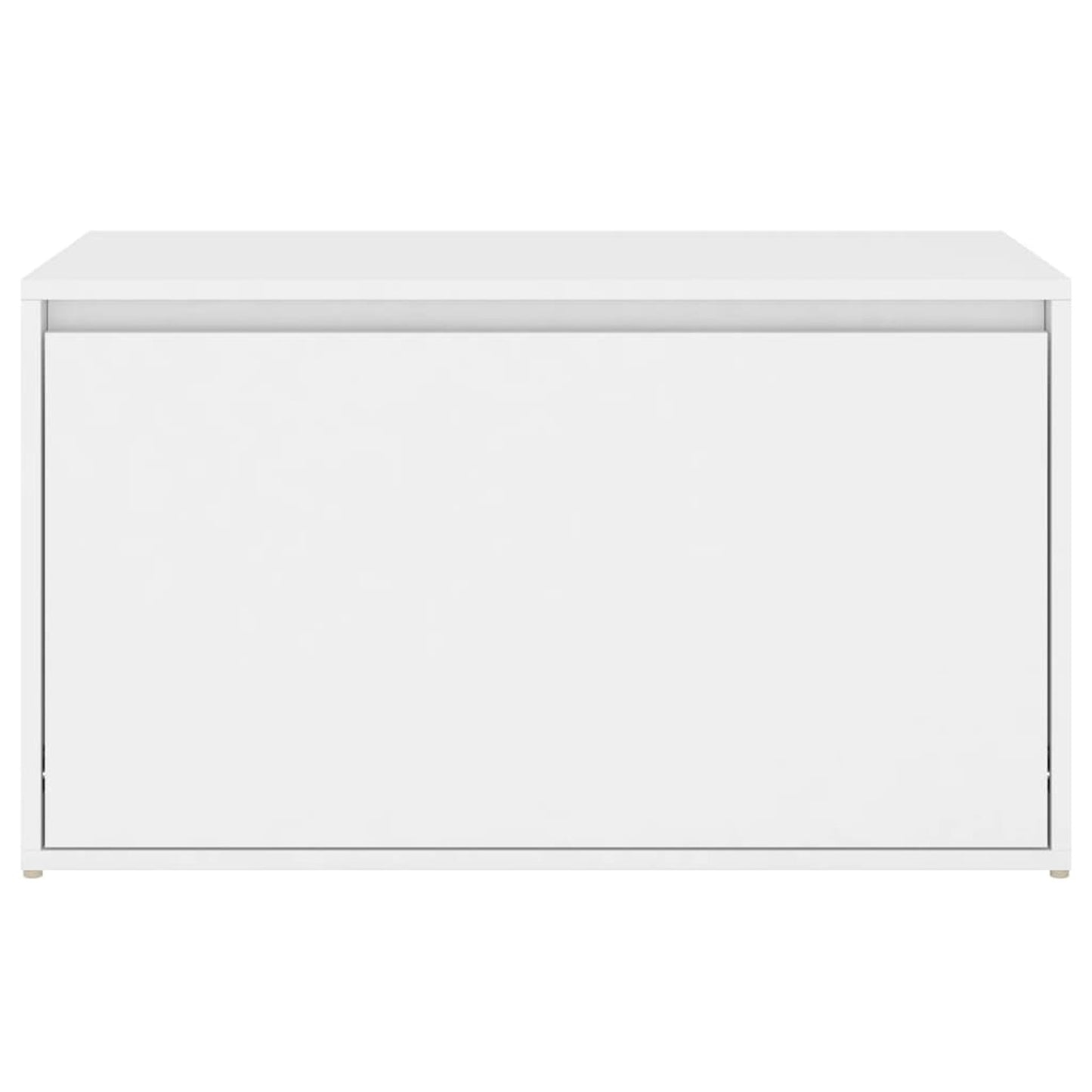 Bankje – Halbank – Zitbank – Schoenenbank – Vensterbank – Wit Gelamineerd Hout – Compact 80x40x45 cm