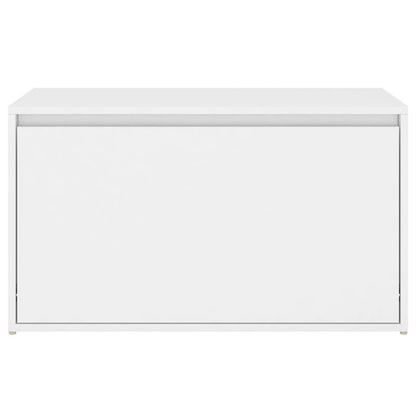 Bankje – Halbank – Zitbank – Schoenenbank – Vensterbank – Wit Gelamineerd Hout – Compact 80x40x45 cm