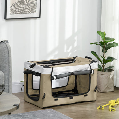 Dierenwagen – Hondenbuggy – Huisdierenwagen – Wandelwagen – Kattenbuggy – Opvouwbaar – Met Rem – 600D Oxford Stof – Max 10 kg