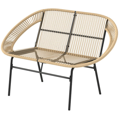 Tuinset – Buitenmeubelset – Bistrotafel Met Stoelen – Terrasmeubilair – Patio Set – Duurzaam Metalen Frame – Onderhoudsvriendelijk Kunststof Blad