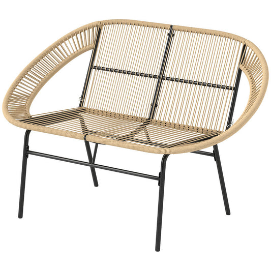 Tuinset – Buitenmeubelset – Bistrotafel Met Stoelen – Terrasmeubilair – Patio Set – Duurzaam Metalen Frame – Onderhoudsvriendelijk Kunststof Blad