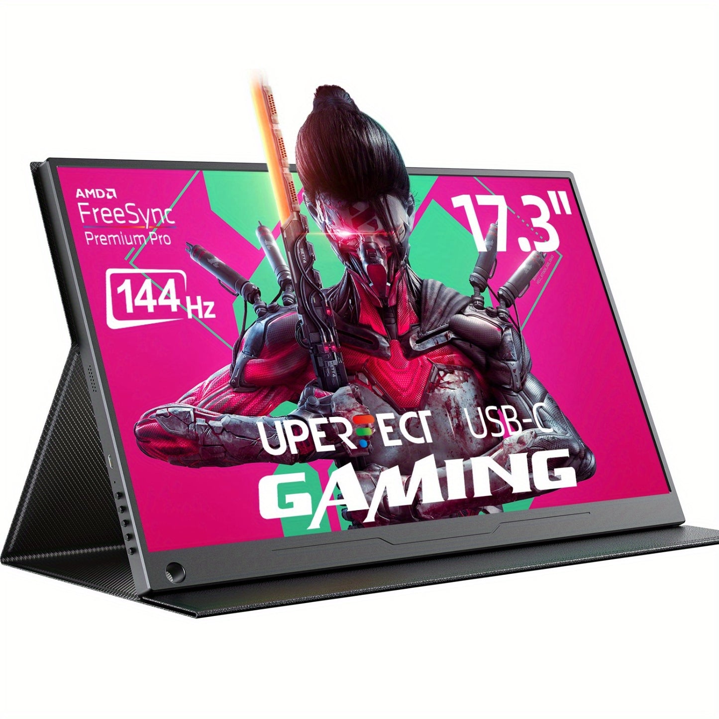 Externescherm – Draagbare Monitor – Tweede Scherm – Portable Display – USB-C Scherm – 17,3 Inch – 144Hz Verversingssnelheid – 100% Adobe RGB & 500 Nits Helderheid