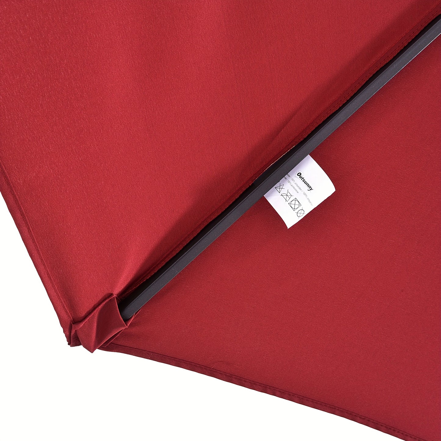 Parasol – Dubbele Parasol – Tuinparasol – Terrasparasol – Strandparasol – Rozenrood – UV-bestendig – Met Handmatige Slinger