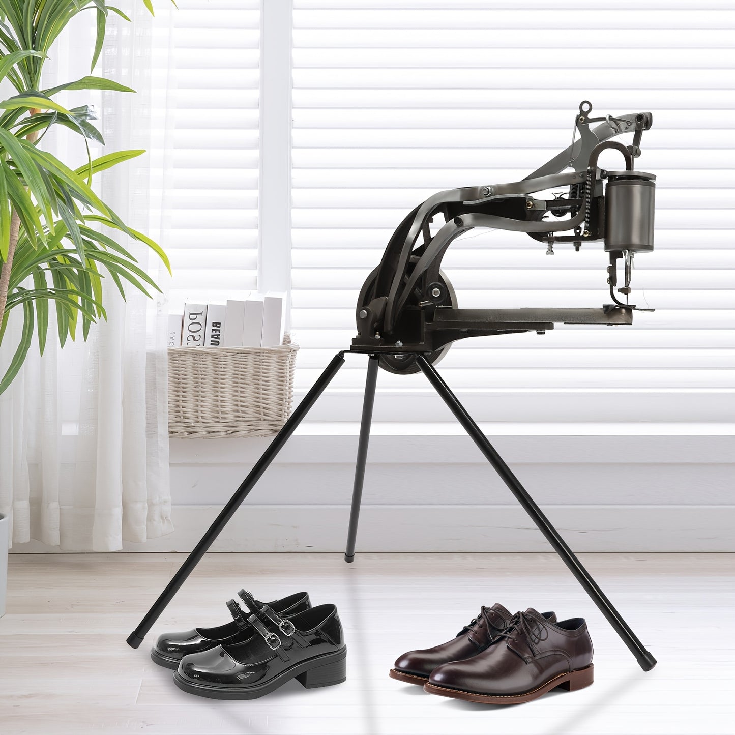 Naaimachine – Schoenreparatiemachine – Handnaaimachine – Reparatiemachine – Cobbler Machine – Handmatig Zonder Elektriciteit – Stevig IJzeren Materiaal