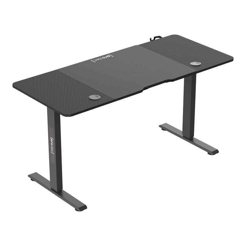 Verstelbaar Bureau – Zit-Sta Bureau – Elektrisch Bureau – Ergonomisch Bureau – Wit 140x60 cm – Traploos Verstelbaar 72-117 cm – Geheugenfunctie