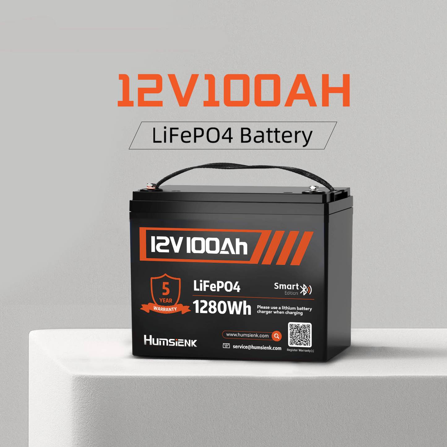 12V 100Ah LiFePO4 Accu – Lithium Batterij – Energieopslag – Camping Accu – Boot Accu – 15000+ Laadcycli – Ingebouwde BMS Bescherming