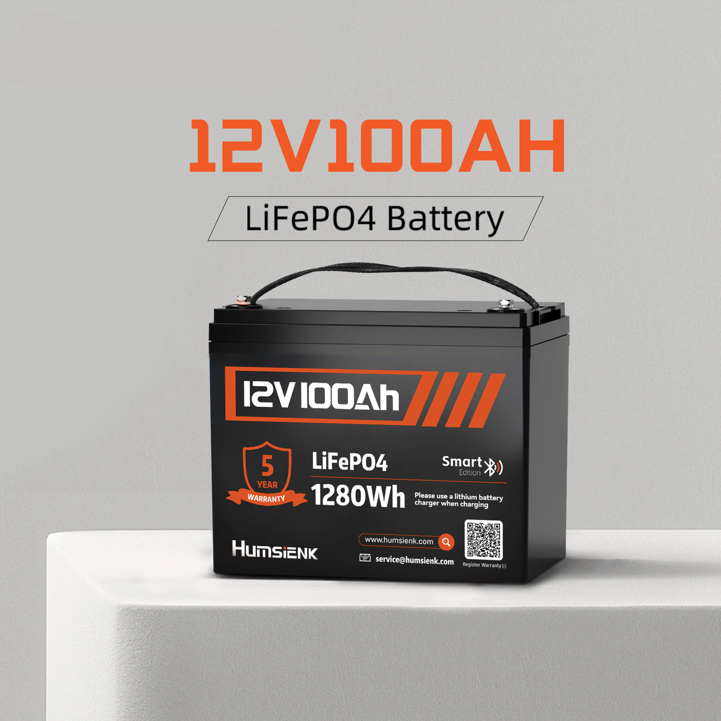12V 100Ah LiFePO4 Accu – Lithium Batterij – Energieopslag Batterij – Camping Accu – Boot Accu – Langdurige Energie – 15000+ Cyclus Levensduur – Geïntegreerde BMS Veiligheid