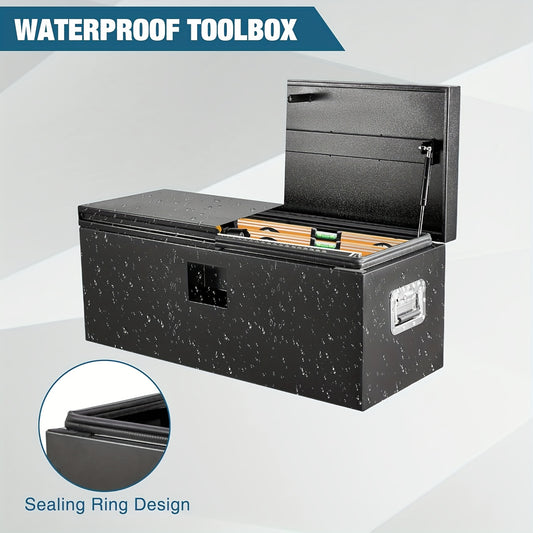 Gereedschapskist – Gereedschapskoffer – Toolbox – Gereedschapskist Opbergbox – Stalen Gereedschapskist – Grote Capaciteit – Met T-handgreep Slot en Combinatiesluiting