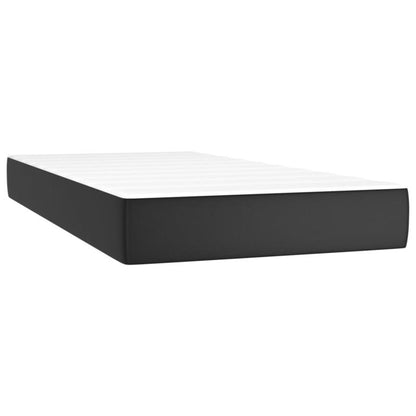 Boxspringbed – Bed – Slaapbed – Ledikant – Slaapbank – Zwart – 90x190 cm – Stevig Hardhout Frame – Geen Montage Nodig