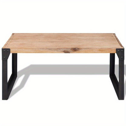 Coffee table 100x60x45cm solid acacia wood This Rectangular Solid Acacia Coffee Table is a lovely focal point bringing together functionality and style for any living area indoors or out without taking over your space making