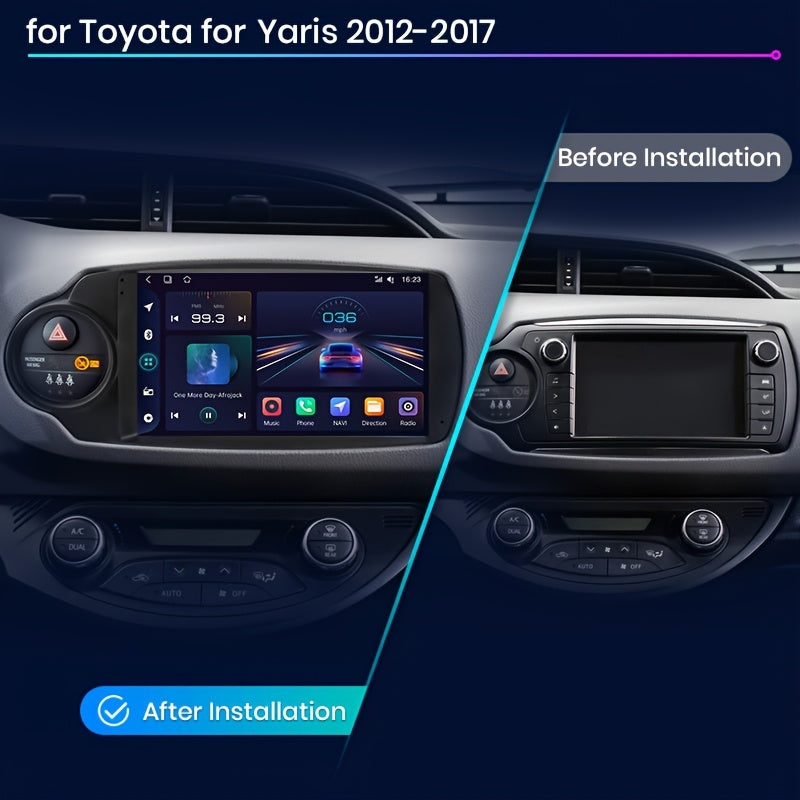 Autoradio – Multimedia Speler – Navigatiesysteem – Touchscreen Radio – Draadloze Autospeler – 9-Inch Scherm – WiFi Verbinding – Android Auto & CarPlay