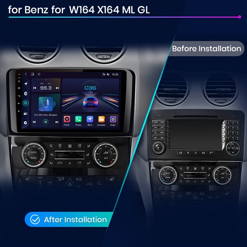 Carplay Autoradio – Android Auto Multimedia Speler – Draadloos CarPlay – 2DIN Autoradio – GPS Navigatie – 9 Inch IPS Touchscreen – 4G & Wi-Fi Connectivity
