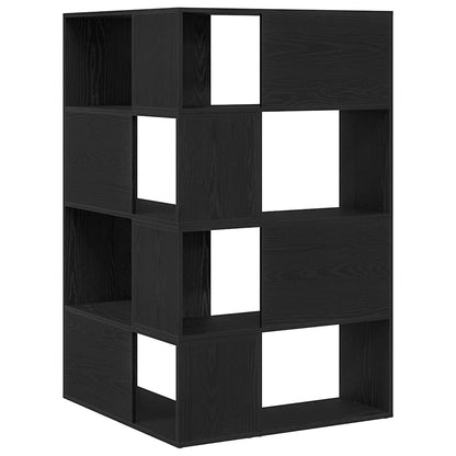 Boekenkast – Boekplank – Kasten – Opbergmeubel – Zwarte Eikenlook – Set Van 2 – 5 Ruime Planken – Modern Design Met Matte Afwerking