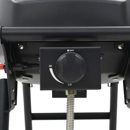 Mobiele Barbecue – Draagbare Grill – Tafelbarbecue – Gasbarbecue – Zwarte Kookplaat – 4,2 kW Brander – Gietijzeren Grillplaat