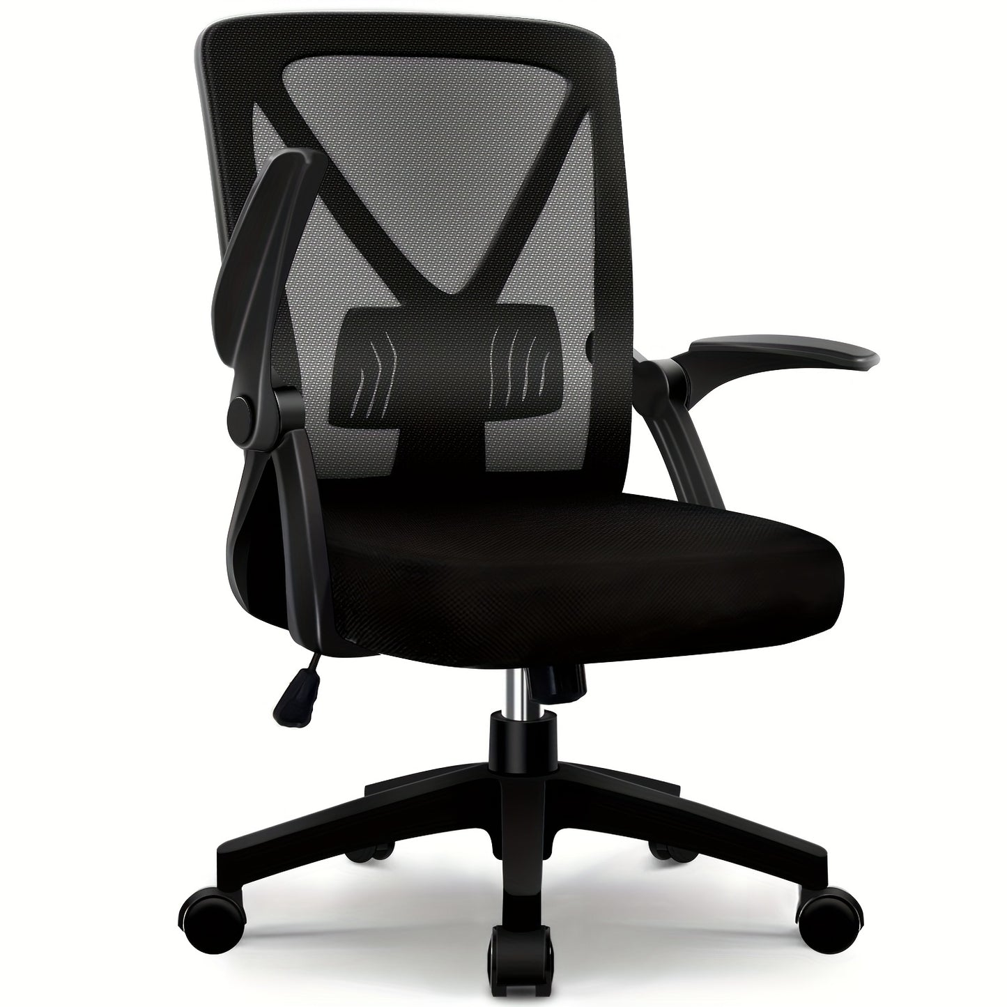 Ergonomische Bureaustoel – Bureaustoel Met Hoge Rugleuning – Draaibare Bureaustoel – Mesh Bureaustoel – Comfortabele Werkstoel – Ademend Mesh Materiaal – 360° Draaifunctie – Max Belastbaarheid 150 kg