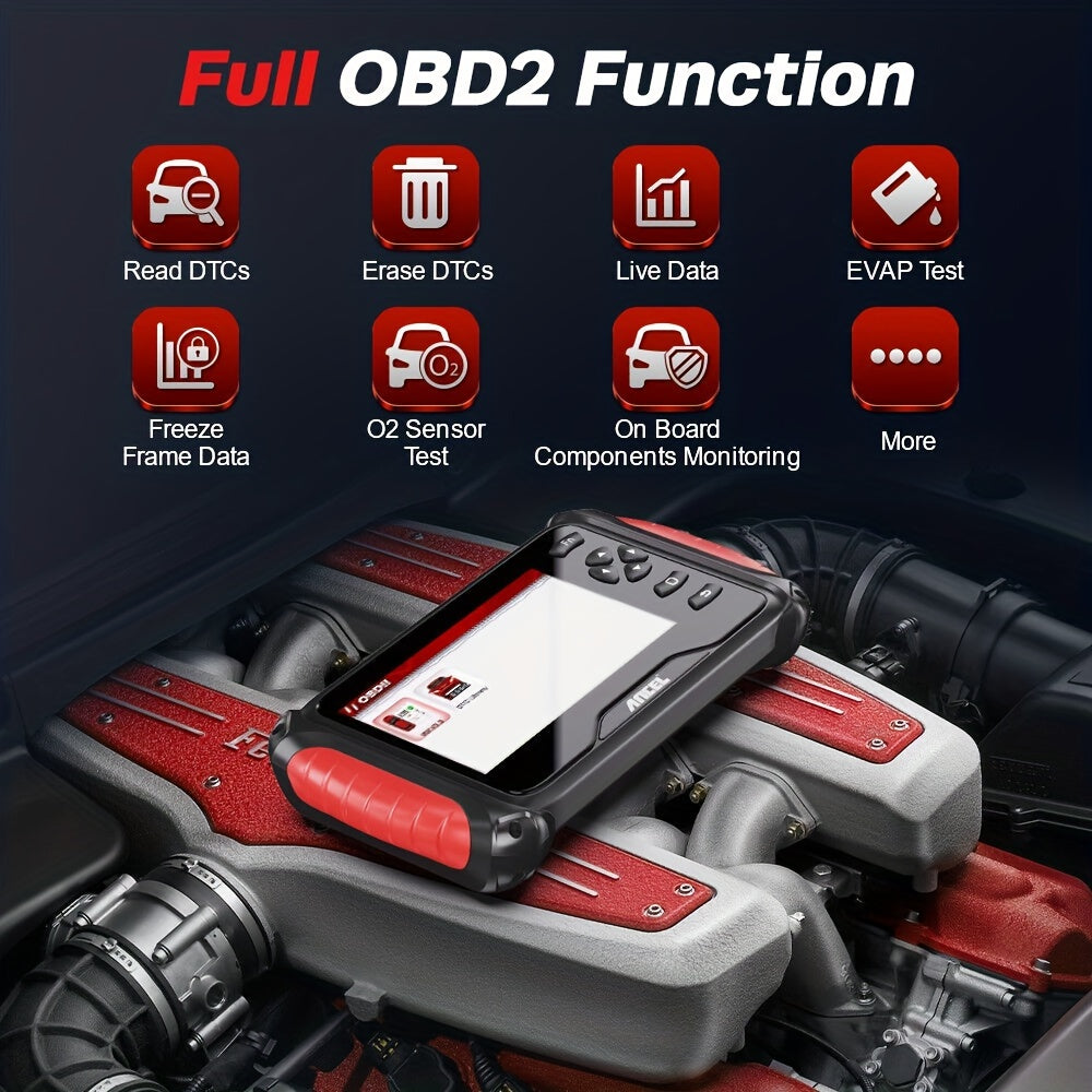 OBD2 Scanner – Auto Diagnosetool – Foutcode Lezer – Reset Gereedschap – Systeemdiagnose – USB Voeding Zonder Batterij – ABS Ontluchting & Olie Service Reset