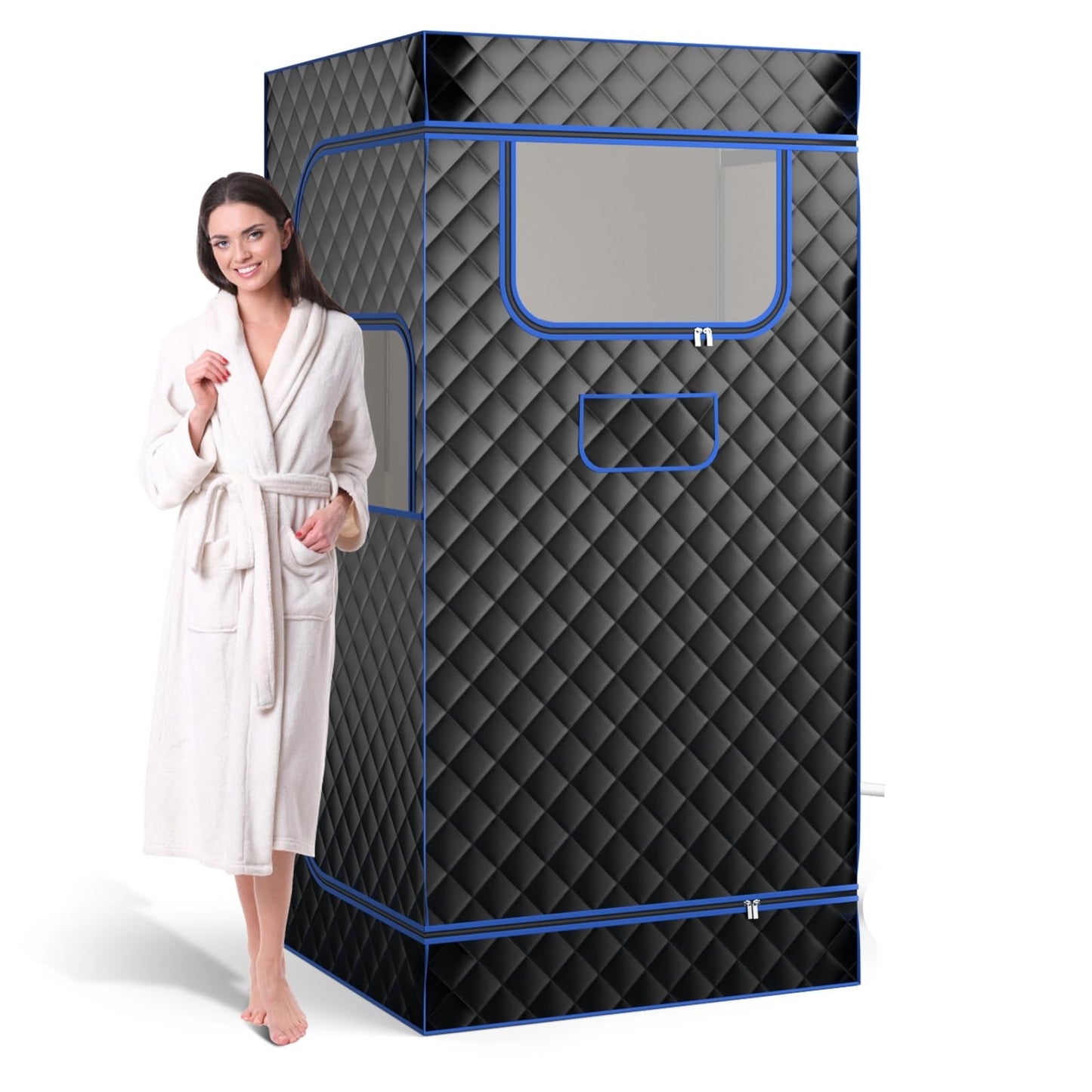 Stoombad – Sauna Tent – Indoor Sauna – Stoomcabine – Wellness Tent – 3 Liter Stoomgenerator – Instelbare Temperatuur 35-63°C
