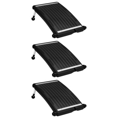 Zonne-energie verwarmingspanelen zwembad – zonnecollectoren – zwembadverwarming – zonneboiler – zonne-waterverwarmer – 72,5 x 46 cm – duurzaam weerbestendig design – verstelbare poten voor optimale zoninstraling