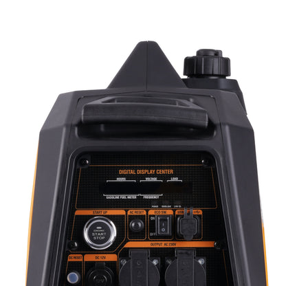 Draagbare Invertergenerator – Generator – Stroomgenerator – Benzinegenerator – LPG Generator – 3500 Watt Pieken – 11 Uur Benzinegebruik