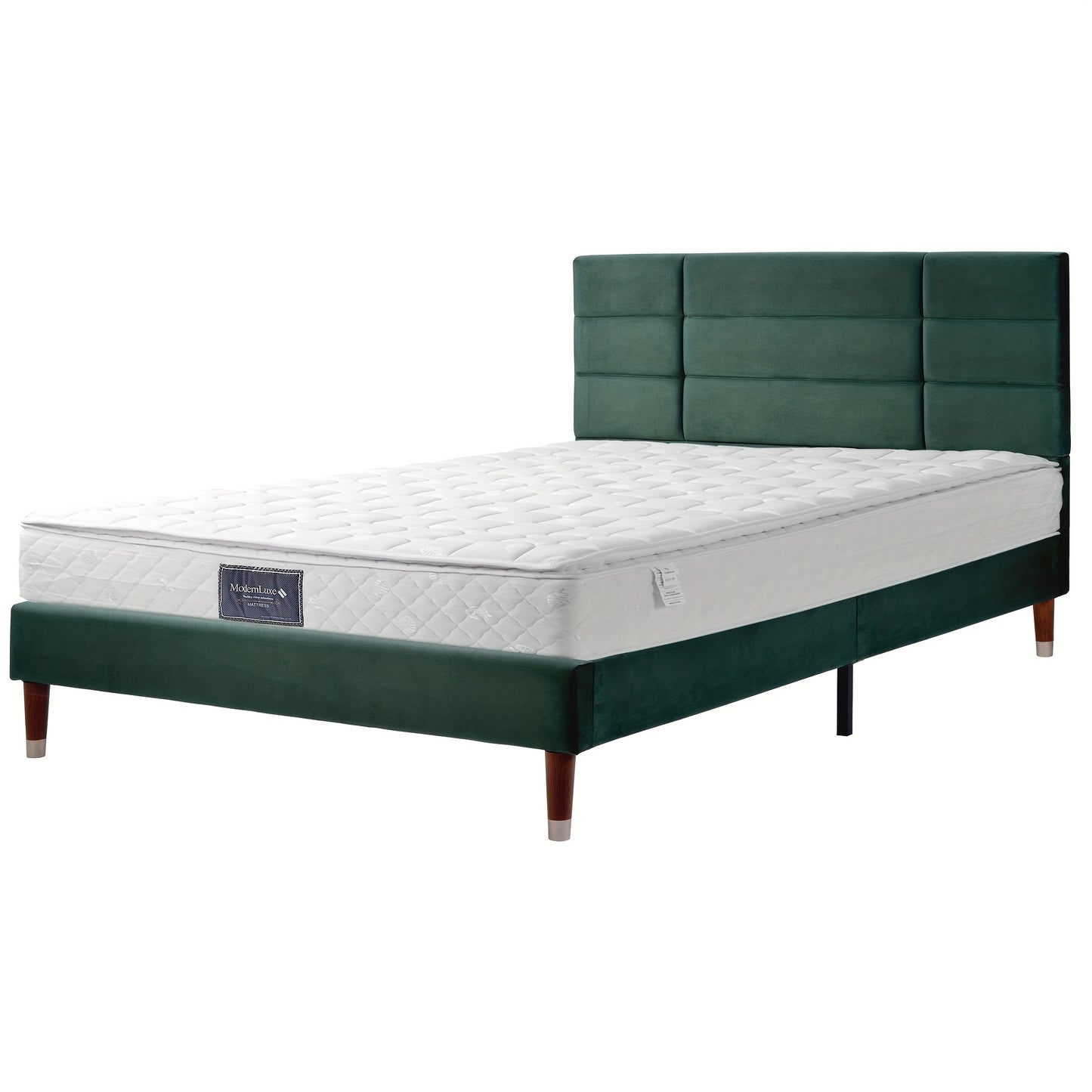 Matras – Pocketvering Matras – 7-Zone Matras – Koudschuim Matras – Tweepersoonsmatras – 160x200 cm – Hardheid H3 – Gewatteerde Microfiber Hoes