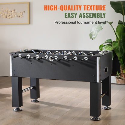 Tafelvoetbalspel – Voetbaltafel – Tafelvoetbal – Voetbalspel – Speltafel – 55 Inch Grootte – MDF & Metalen Frame