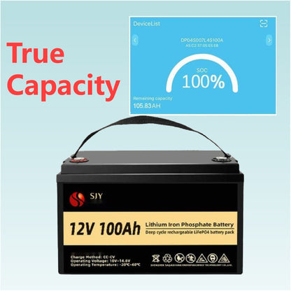 Li-ion Accu – Lithium Batterij – Caravan Accu – Camping Accu – Boot Accu – 12V 100Ah LiFePO4 – Smart Battery Management System