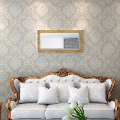 Barok Spiegel – Grote Wandspiegel – Full-Length Spiegel – Decoratieve Spiegel – Luxe Spiegel – 100x50 cm – Gouden Ornate Kunststof Frame