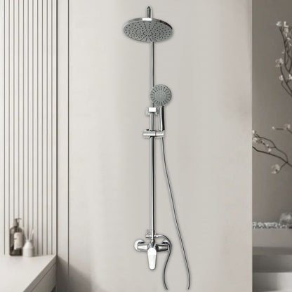 Doucheset – Douchegarnituur – Regendouche – Handdouche – Glijstang – Moderne Koperafwerking – 360° Draaibare Hoofddouche 20 cm