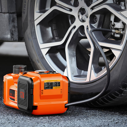 Autokrik – Vloerlier – Hydraulische Krik – Garagekrik – Elektrische Krik – 5 Ton Hefvermogen – Digitaal Display & Momentsleutel