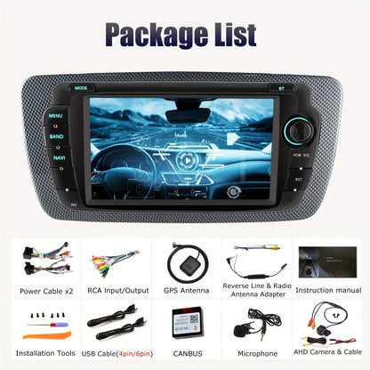 7-inch Touchscreen Autoradio – Multimedia Speler – Navigatiesysteem – Inbouw Radio – Auto Entertainment – Draadloze CarPlay & Android Auto – GPS Met Wi-Fi