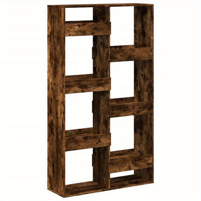 Bookcase Smoked Oak 100X33X175 Cm Wood Material